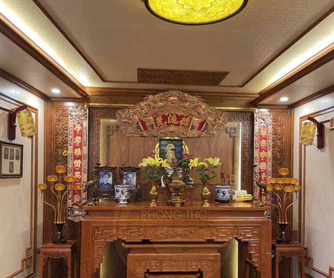Lắp đặt hệ thống nội thất phòng thờ tại Hải Phòng với Feedback cực xịn
