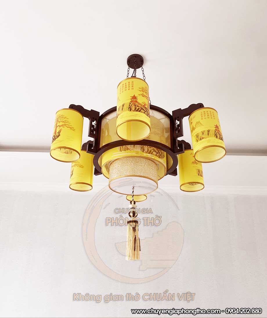 Mẫu đèn chùm lắp đặt tại biệt thự liền kề Phú Lương DG34 Mẫu đèn chùm lắp đặt tại biệt thự liền kề Phú Lương DG34