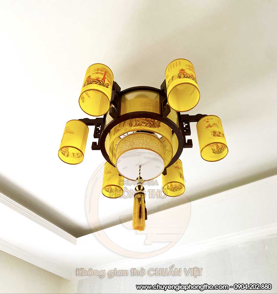 Mẫu đèn chùm lắp đặt tại biệt thự liền kề Phú Lương DG34 Mẫu đèn chùm lắp đặt tại biệt thự liền kề Phú Lương DG34