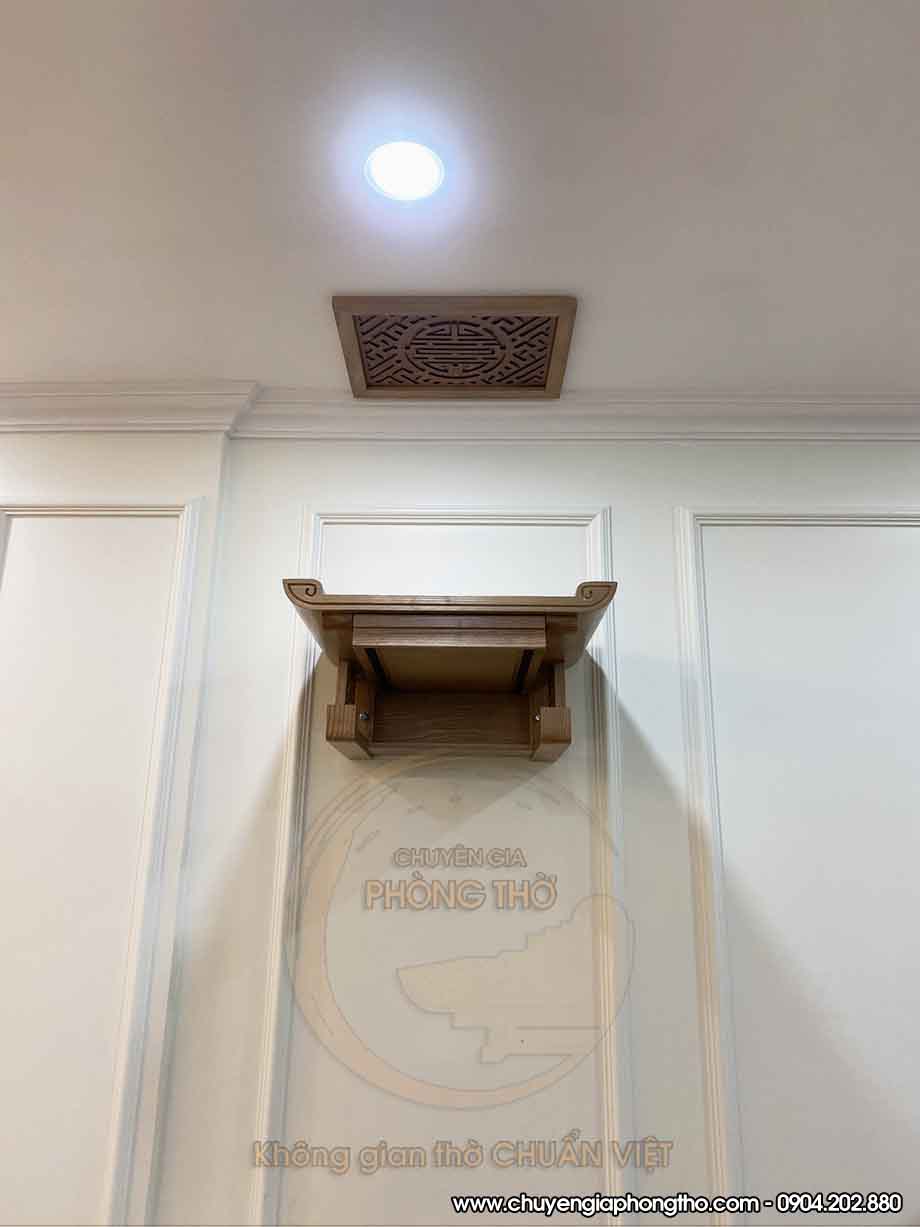 Bàn thờ treo tường có ngăn kéo tại Cầu Giấy BTT16 Bàn thờ treo tường có ngăn kéo tại Cầu Giấy BTT16