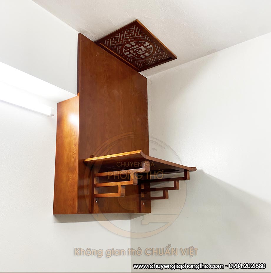 Bàn thờ treo tường thiết kế đơn giản tại Mỹ Đình Bàn thờ treo tường thiết kế đơn giản tại Mỹ Đình