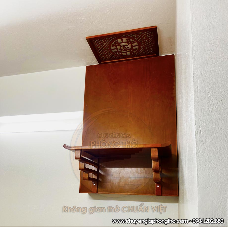 Bàn thờ treo tường thiết kế đơn giản tại Mỹ Đình Bàn thờ treo tường thiết kế đơn giản tại Mỹ Đình