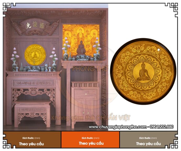 Mẫu tranh trúc chỉ Mandala hình tròn