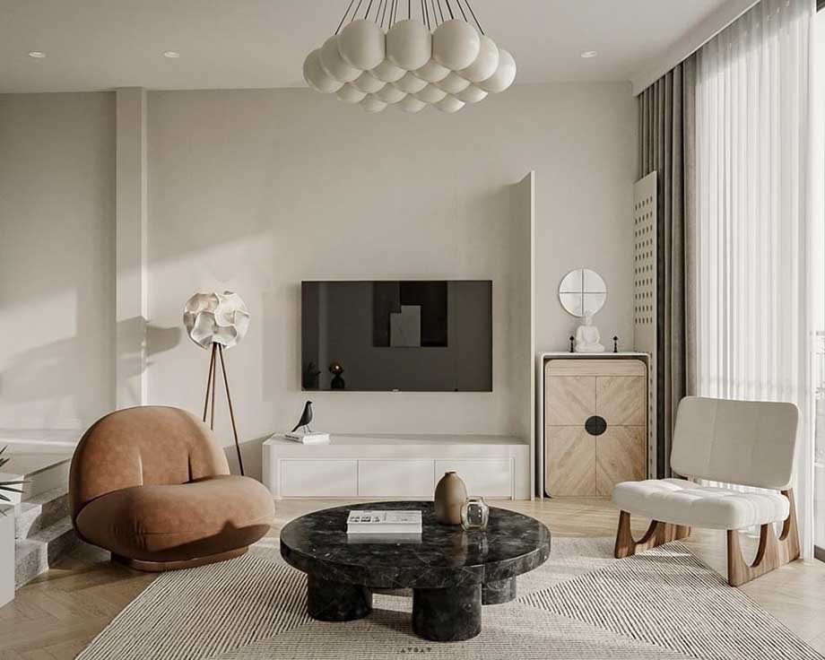 Tổng hợp một số mẫu tủ thờ hiện đại đặt tại phòng khách