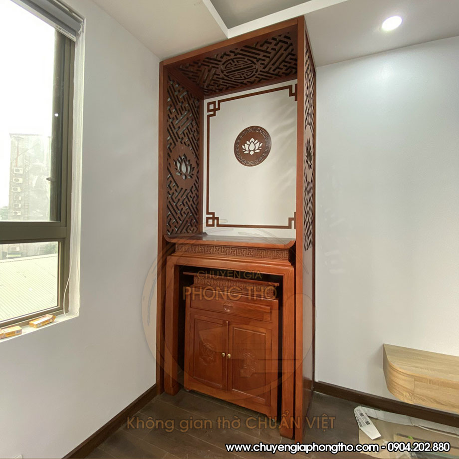 Vách ngăn phòng thờ MDF Vách ngăn phòng thờ MDF