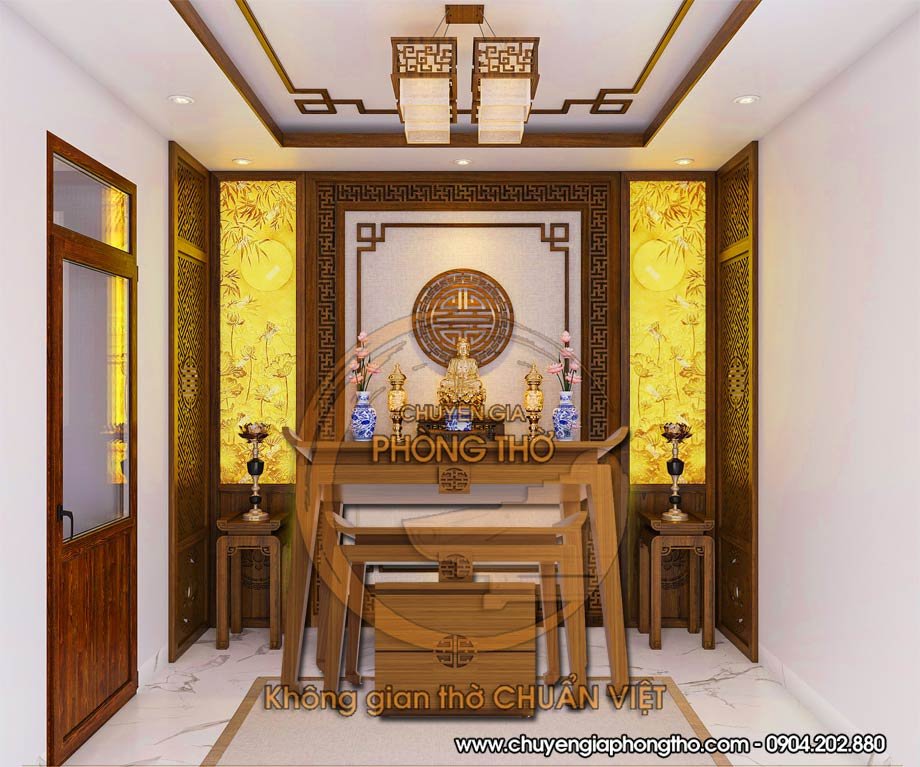 Phòng thờ dưới gầm cầu thang có tốt không?