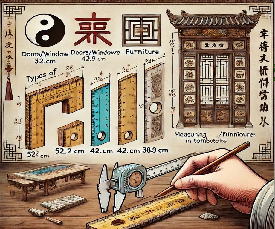 Các loại thước lỗ ban và cách sử dụng