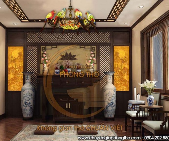 Cách thiết kế phòng thờ phong thủy hợp mệnh Kim