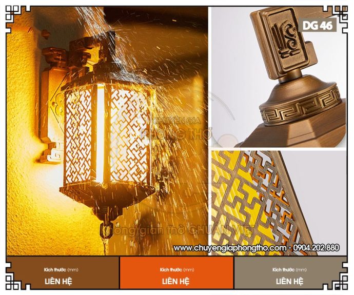 Mẫu đèn tường DG46 - Lựa chọn hoàn hảo cho nhà hàng, khách sạn, nhà gỗ
