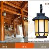 Mẫu đèn tường nhà thờ họ DG45: trong nhà và ngoài trời