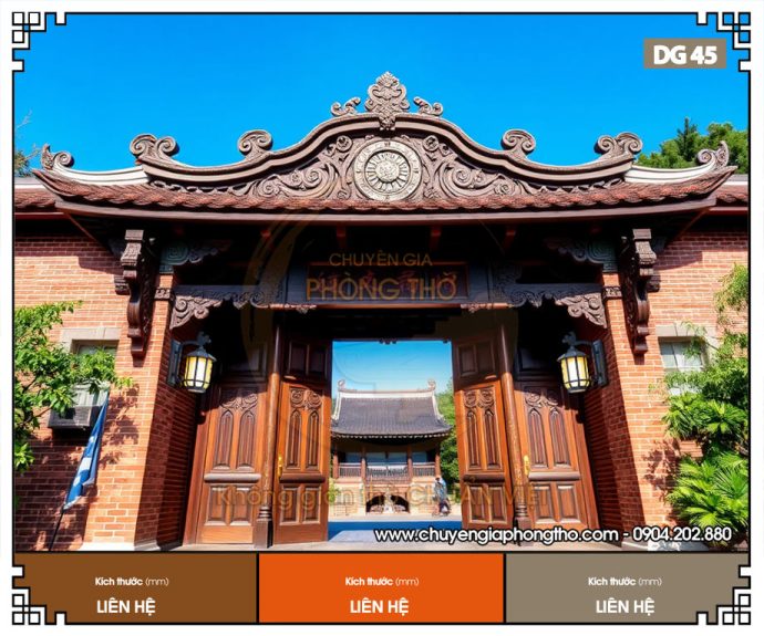 Mẫu đèn tường nhà thờ họ DG45: trong nhà và ngoài trời