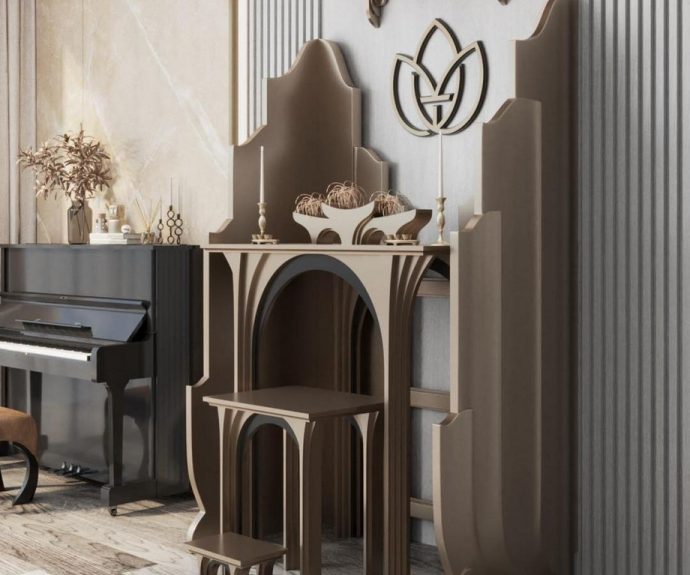 Vách ngăn phòng thờ phong cách châu Âu