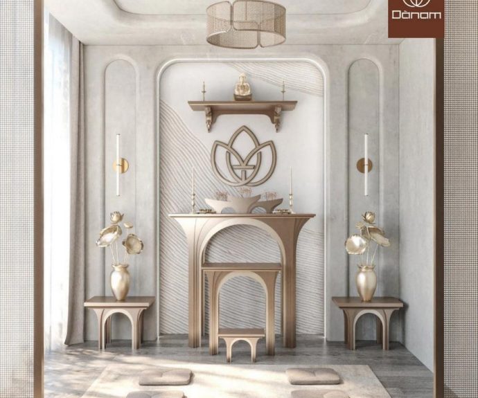 Vách ngăn phòng thờ phong cách châu Âu