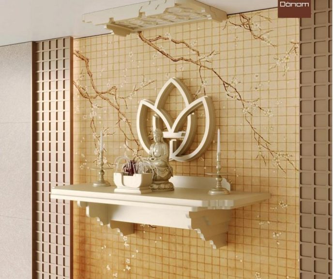 Vách ngăn phòng thờ phong cách châu Âu