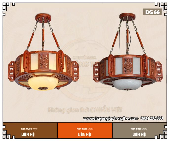 Mẫu đèn phòng thờ cao cấp DG66