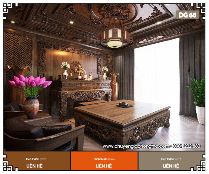 Mẫu đèn phòng thờ cao cấp DG66