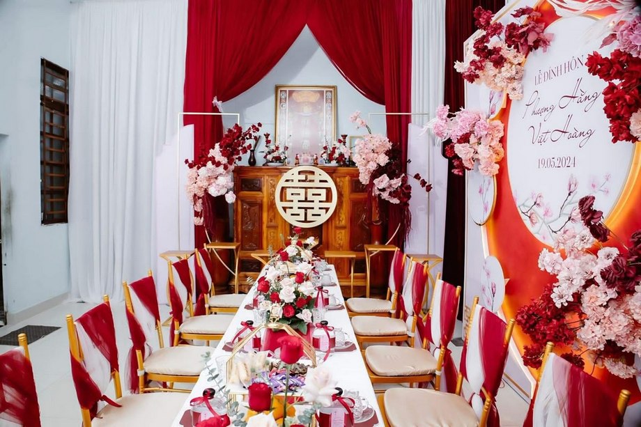 những mẫu trang trí bàn thờ gia tiên đám cưới đẹp – đơn giản – ý nghĩa