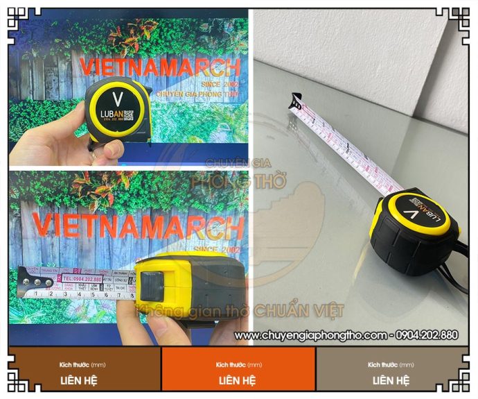 Thước lỗ ban 3 trong 1: Đầy đủ 52, 43, 39cm cho mọi công trình