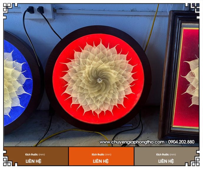 Tranh lá bồ đề thủ công mỹ nghệ