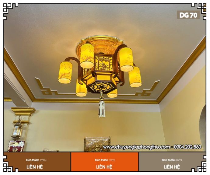 Đèn decor phòng thờ DG70