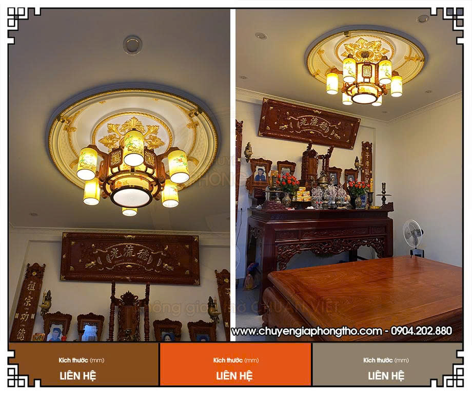 Thi công hoàn thiện mẫu đèn chùm phòng thờ tại nhà phố Đại La Thi công hoàn thiện mẫu đèn chùm phòng thờ tại nhà phố Đại La