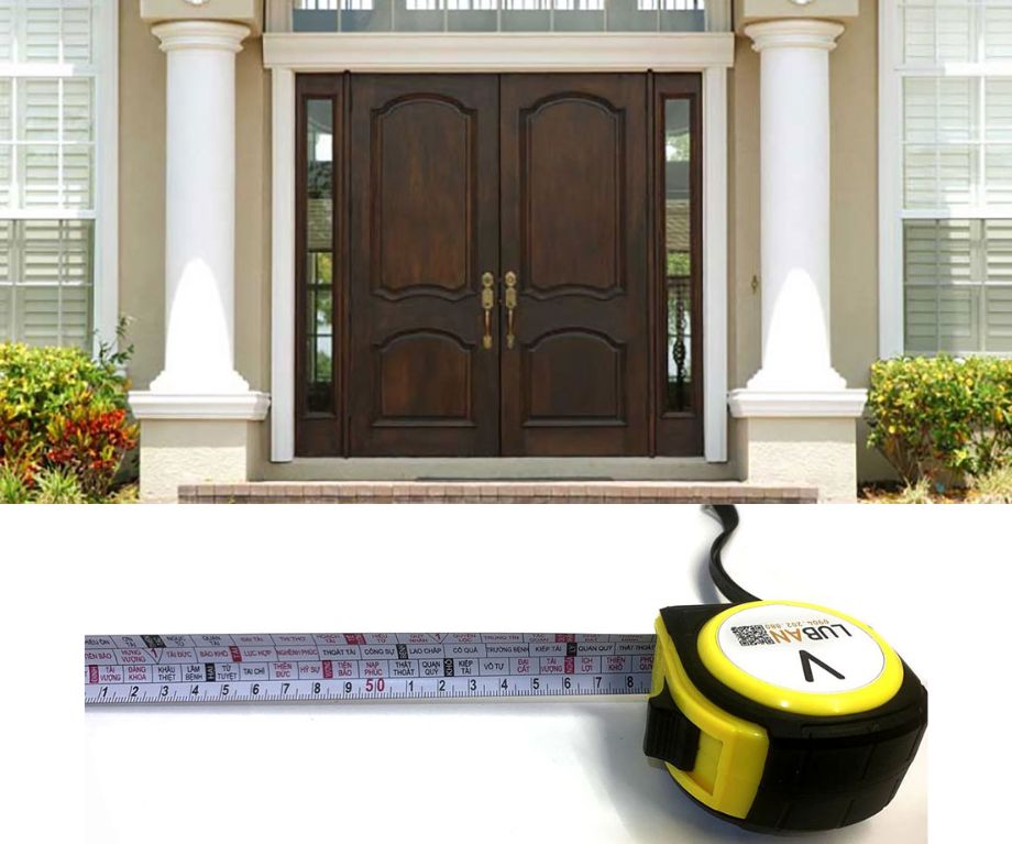 Kích thước cửa chính theo thước Lỗ Ban