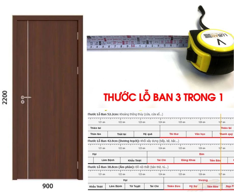 Kích thước cửa phòng ngủ chuẩn Lỗ Ban